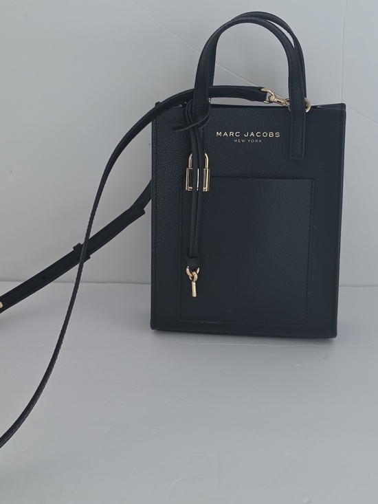 Marc Jacobs Handbags - Marc Jacobs Black Leather Mini Tote Crossbody